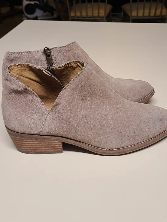 Lucky Brand Falisha Suede side zip ankle boots size 9 - Picture 7 of 11